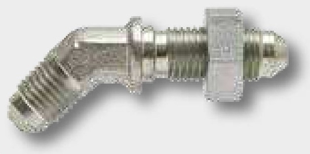 WA 7/8 M-JIC x 1/2 M-NPT 45° - Winkel Adapter