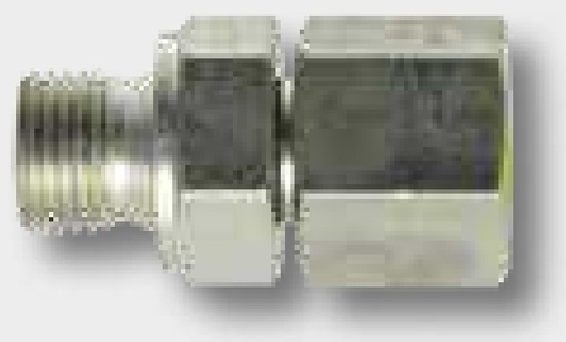 GA M16 M-MET x M16 FS-MET - Gerader Adapter