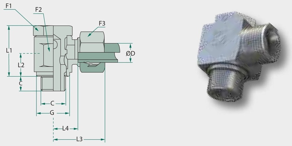STAUFF SWM 38 S 48 - Racord pivotant