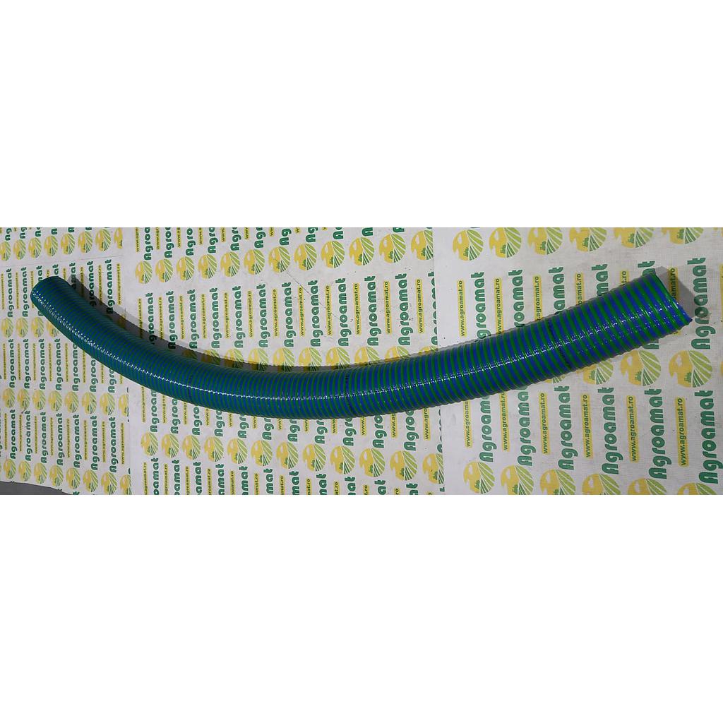 Furtun vidanja din PVC albastru/verde 4"