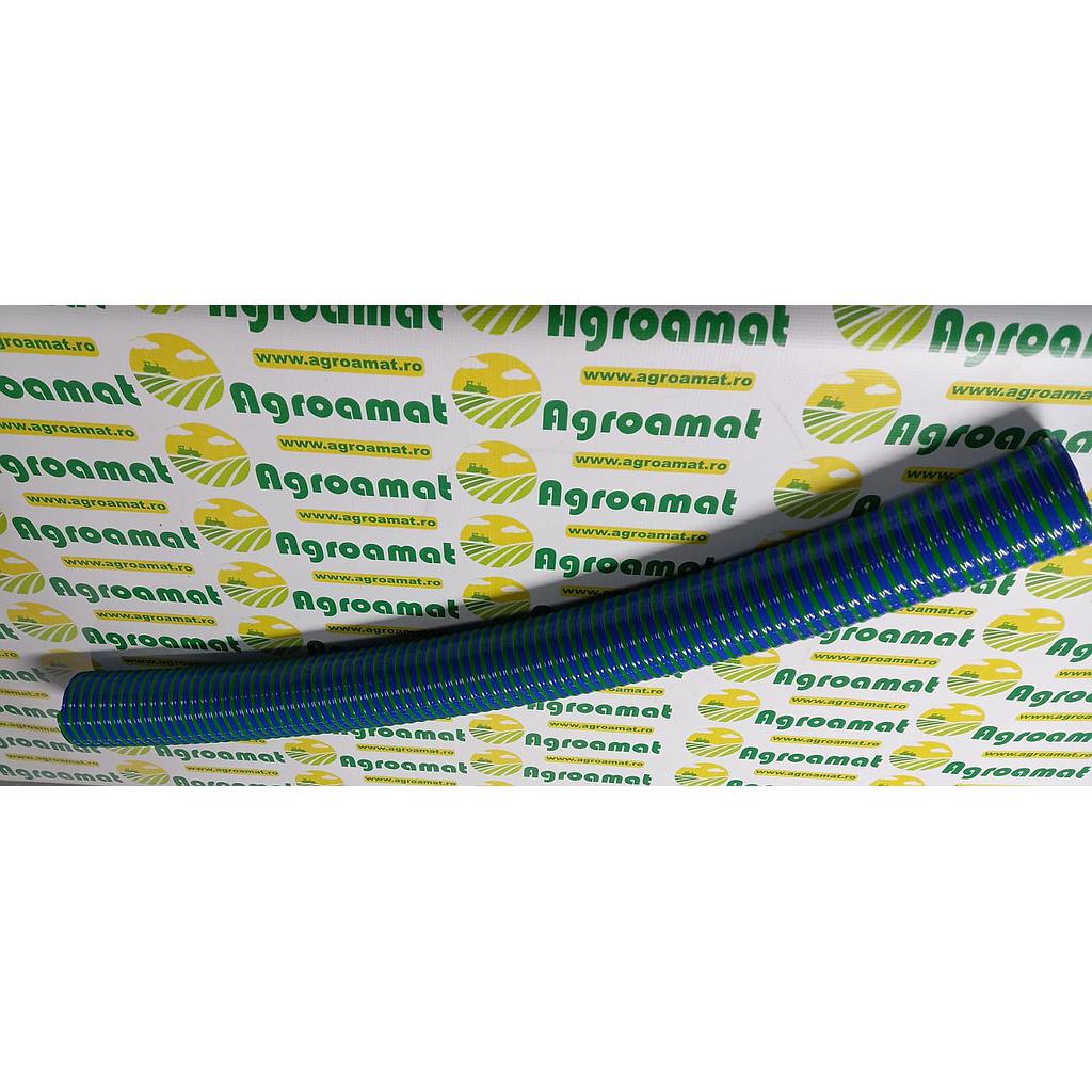 Furtun Vidanja din PVC Albastru/Verde 3"