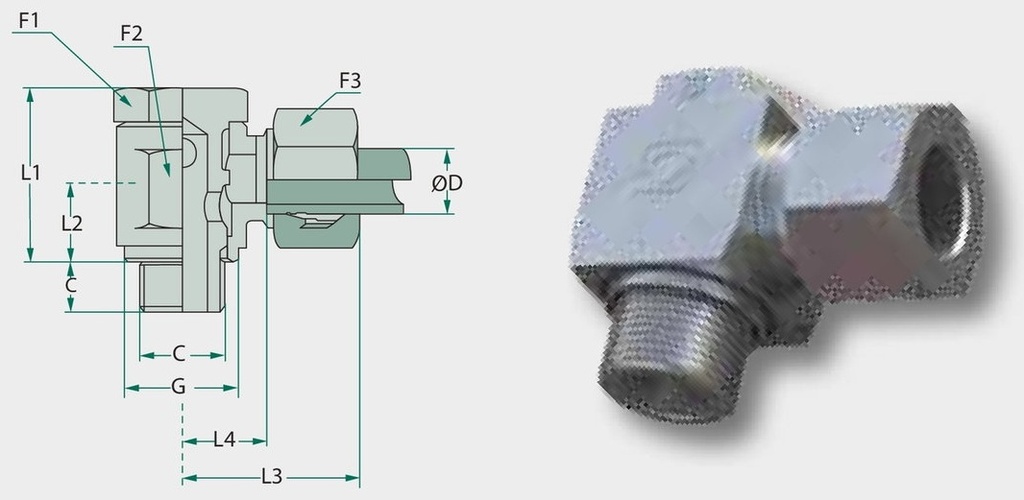 STAUFF X-SWM 20 S 27 - Racord pivotant