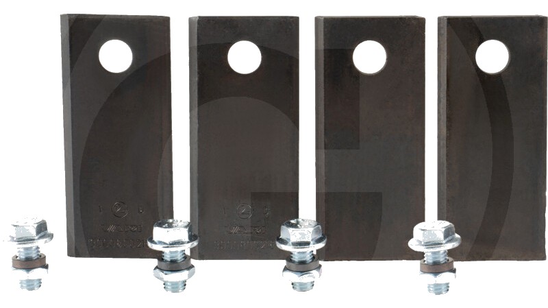 AS-Motor Set lame cutit - Conținut: 4 buc. incl. șuruburi și șaibe