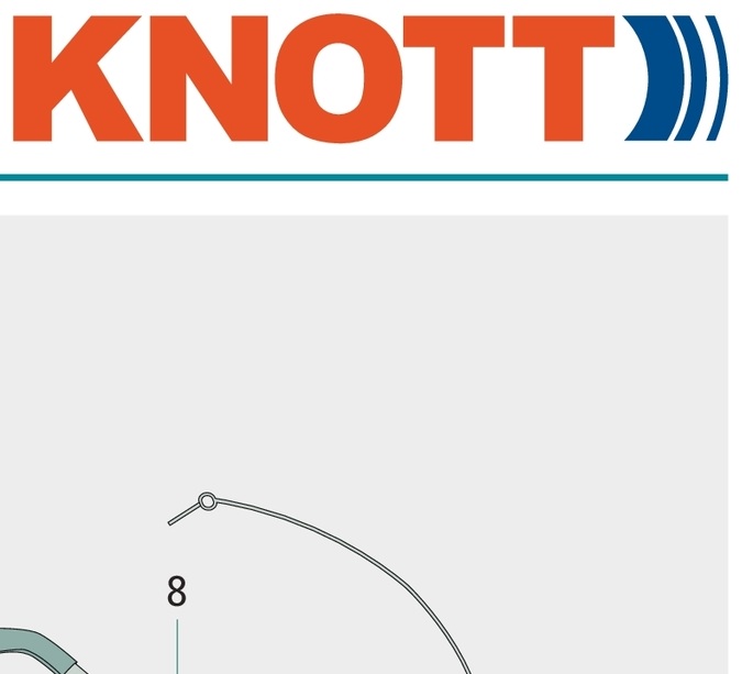 KNOTT Levier frana de mana - GF