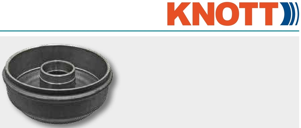 KNOTT Tambur frana wasserdicht
