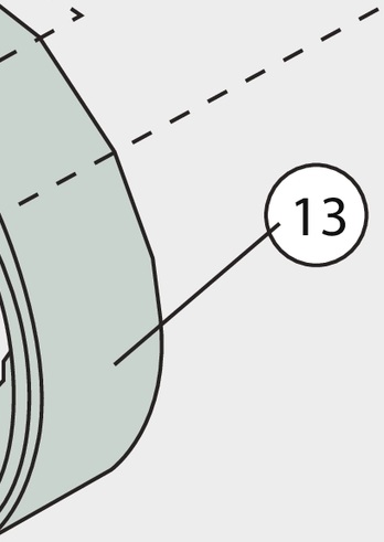 KNOTT Tambur frana standard