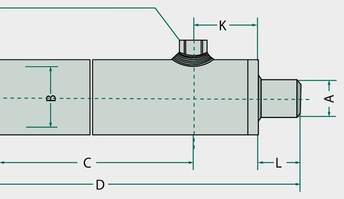 Cilindru-DE-OB-50-80-500 Fara elemente de fixare