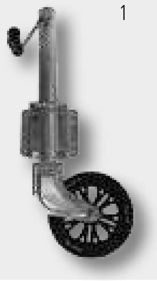 KNOTT Roată de sprijin TK57 - rotativ
