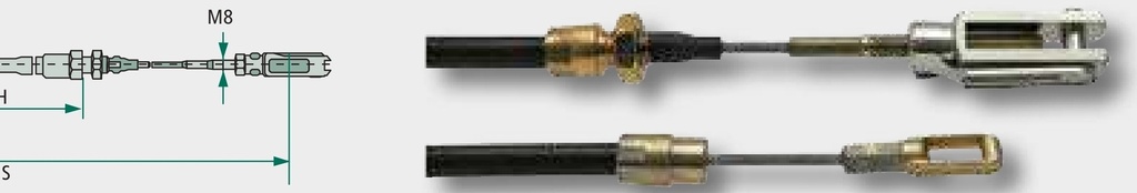 KNOTT Cablu frana Glocke Ø 19mm / Pilzkopf