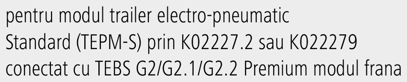 KNORR Bremse Cablu pentru racordul la senzor presiune extern