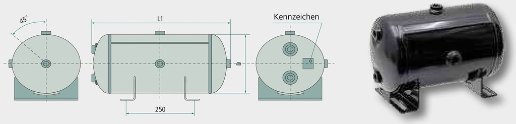 Frauenthal Rezervoare cu aer comprimat - mit Konsole