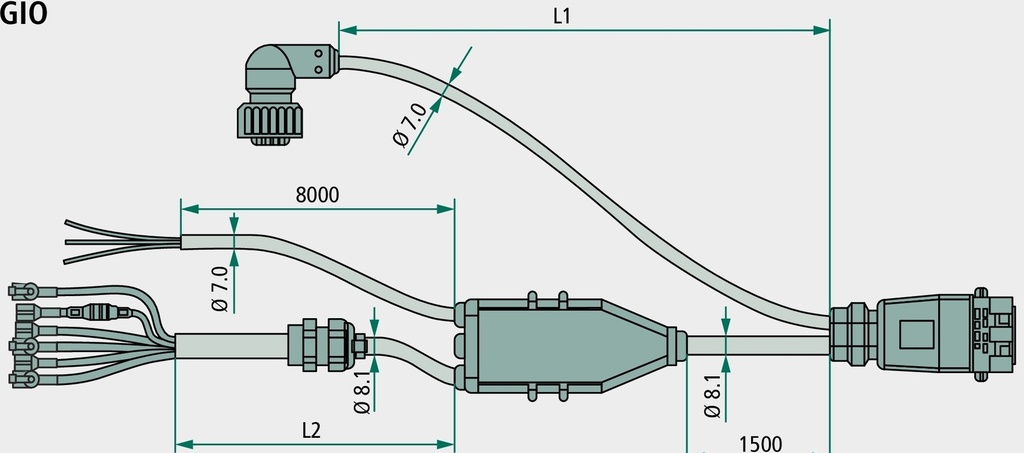 Wabco Cablu triplu