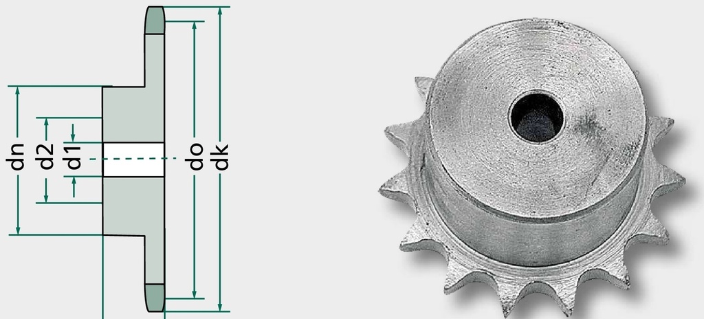 Roata de lant 30 mm