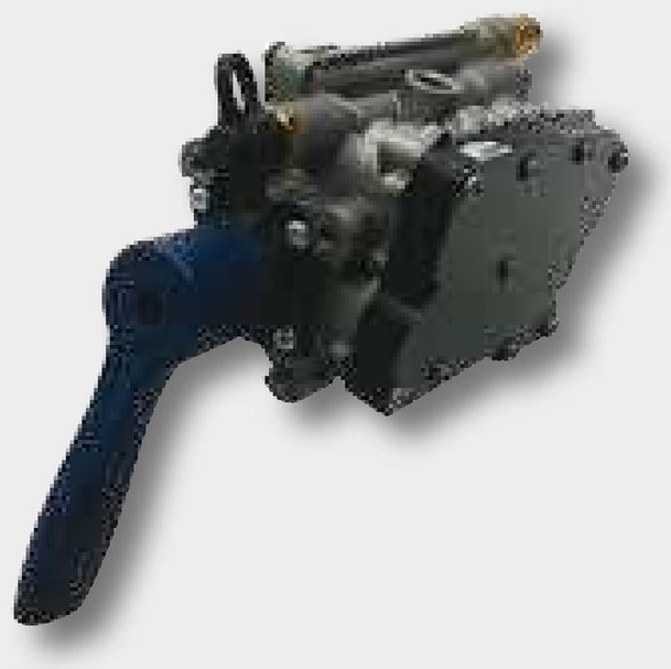 Wabco TASC-Supapa de reglare cu suspensie pneumatica RTR 2-circuite, levierul se blocheaza la adancire