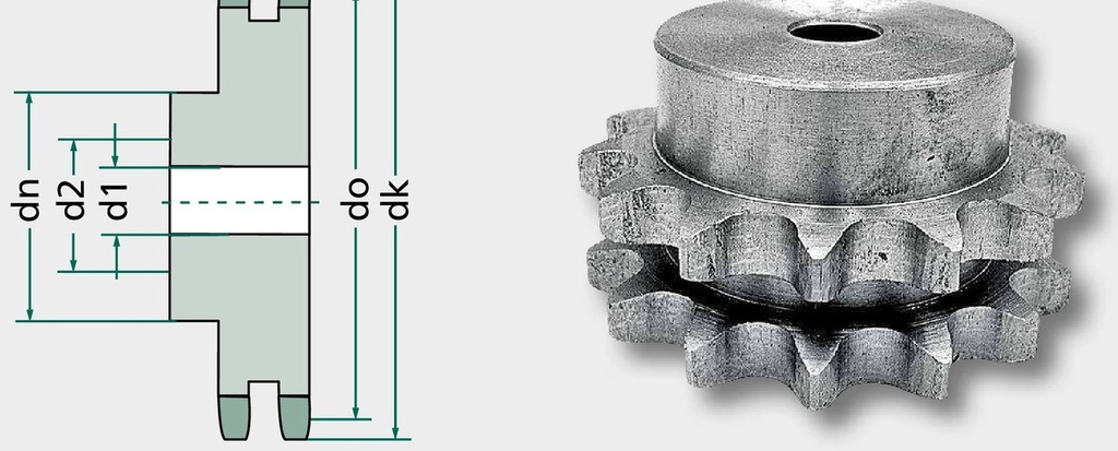 Roata de lant 50 mm