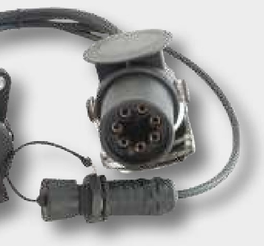 Haldex Cablu de alimentare - 12-24 Volt, ISO-alimentare cu curent A pe conector 7-poli