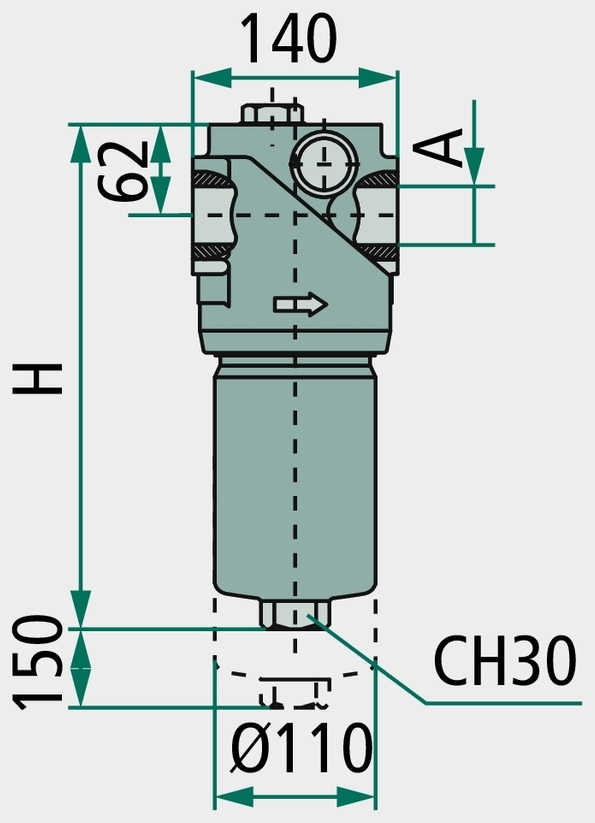 OMT Element filtrant CHP283F10YN