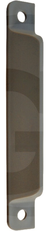 Kunststoffendstück Kunststoff, grau
