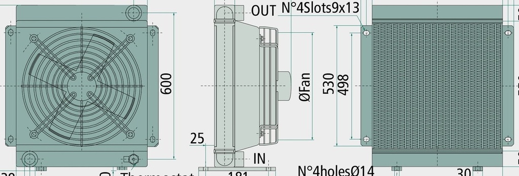 OMT Ölkühler SS50 12V ohne Thermostat SS50