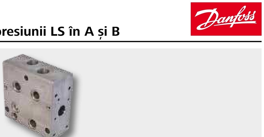 Danfoss Modul de bază PVB cu compensator de pres