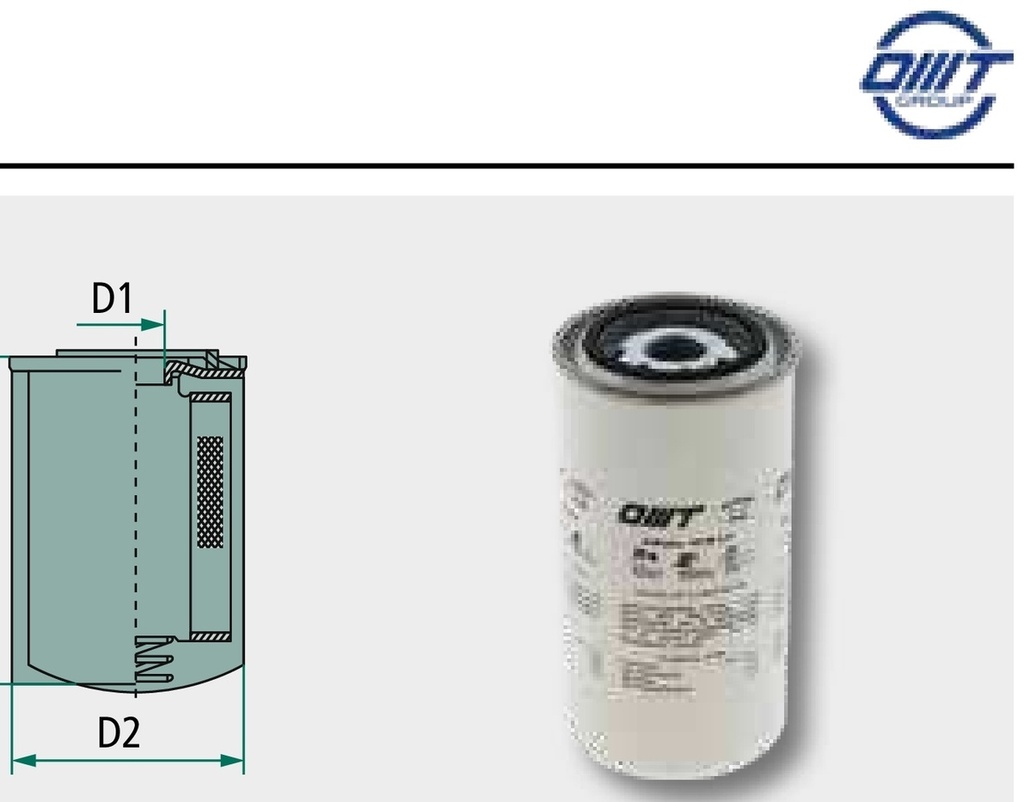 OMT Element filtrant CS06FN-CM G 3/4"