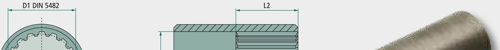 Cuplaj Bucsa 25x22 Z=14 - einseitig innen verzahnt
