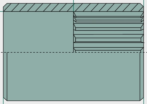 Cuplaj Bucsa 58x53 x 31,75 57,5 mm
