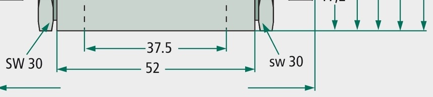Limitator de cursa HBV-R (M16x1,5) M16 x 1,5