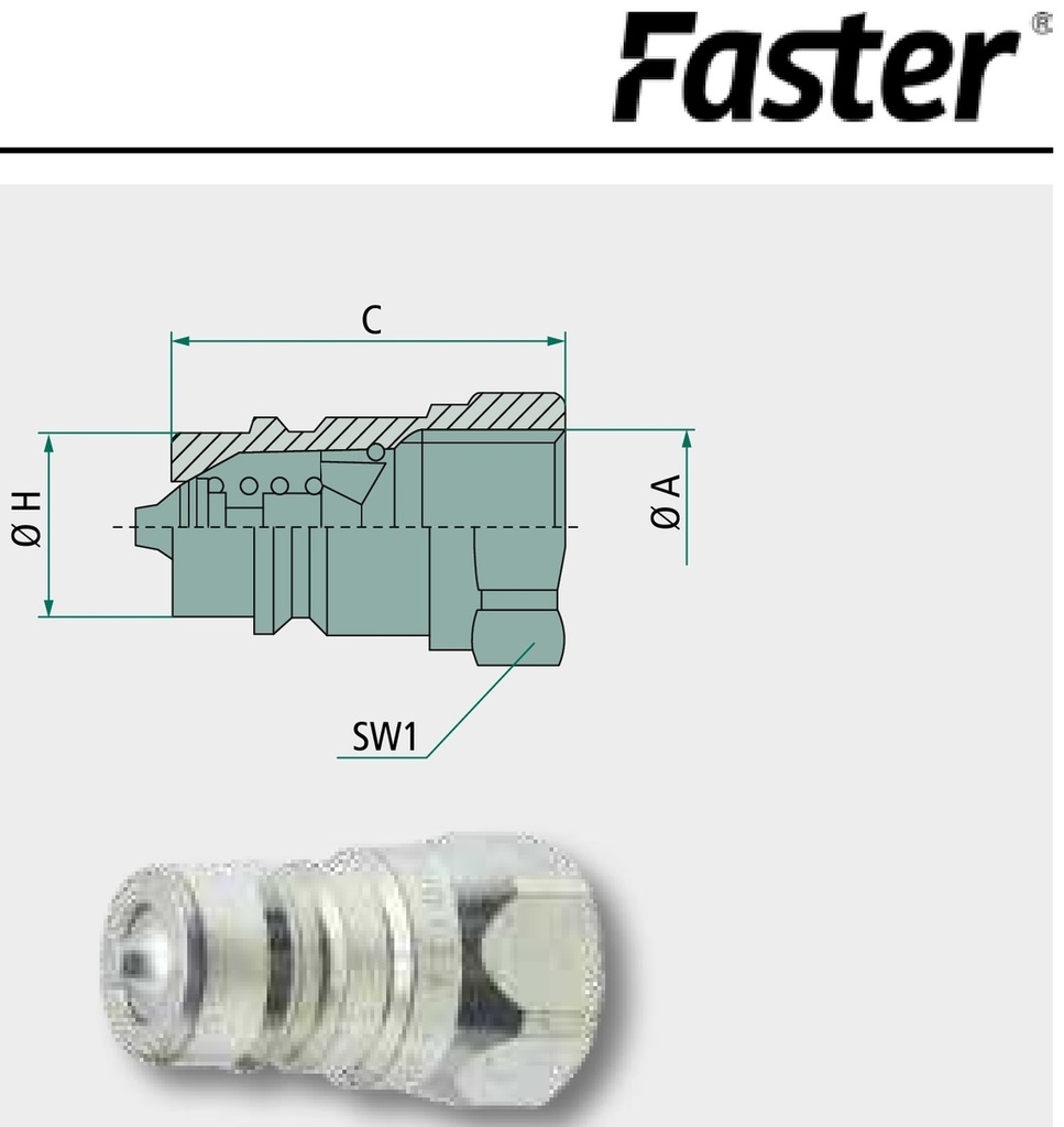 Faster Stecher IG 2" GAS - Stecher FASTER
