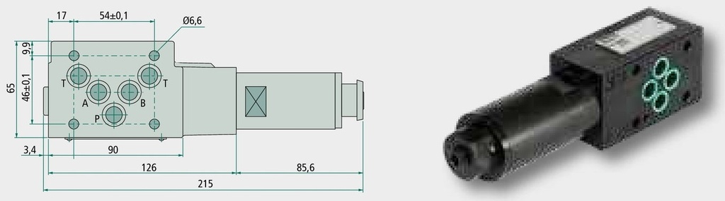 Parker NG10 Supapă de reținere AB 350 bar