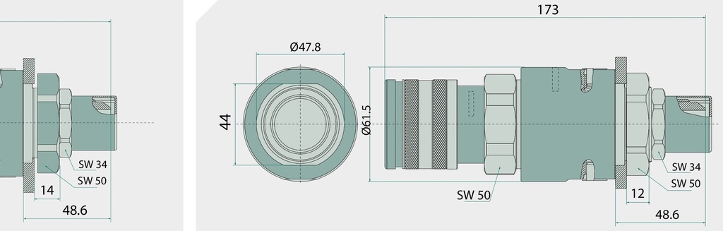 Faster Cărucior Flex FFXD06F 14SAE DN 10