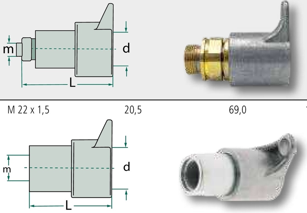 Stecher de conectare FF-G-06 12GAS 2