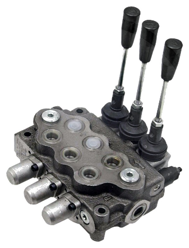 Walvoil Distribuitor hidraulic SD11-3-P-3x (18L) -AET 4/3-Wege, 3 x doppeltwirkend (A-B geschlossen / Federrückstellung)