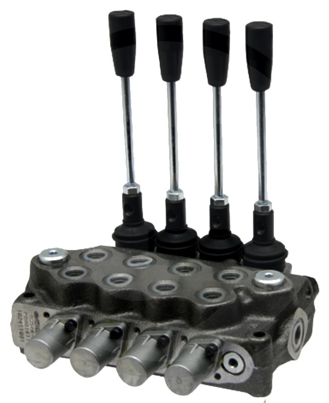 Walvoil Distribuitor hidraulic SD11-4-P-4x (18L) -AET 4/3-Wege, 4 x doppeltwirkend (A-B geschlossen / Federrückstellung)