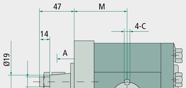 Pompa Gr-3 33cc dreapta EU 1:8 230 bar