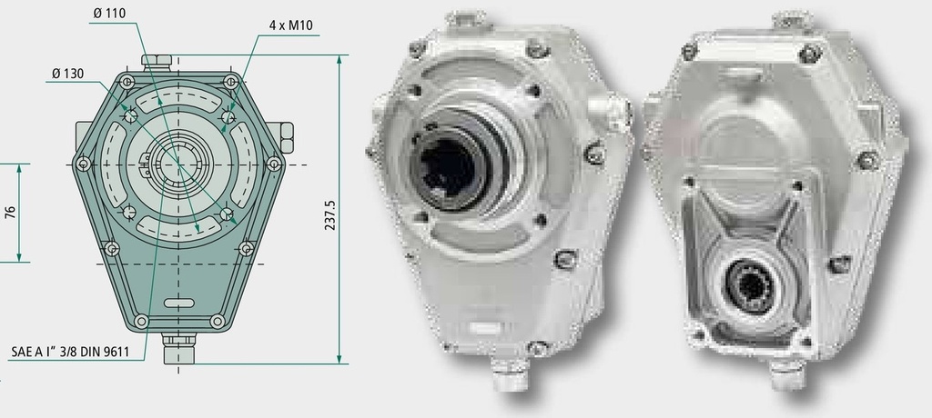 Bucsa de cuplare BG-2 Z = 14 25x22 DIN 5482 (1: 8) - DIN 5482B 25x22