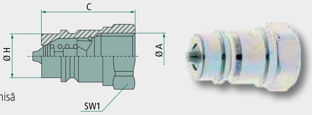 Faster Stecher IG 1" BSP - Stecher FASTER