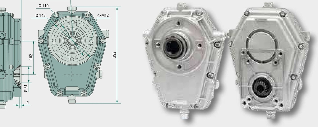 Flansa adaptor SAE-B 3