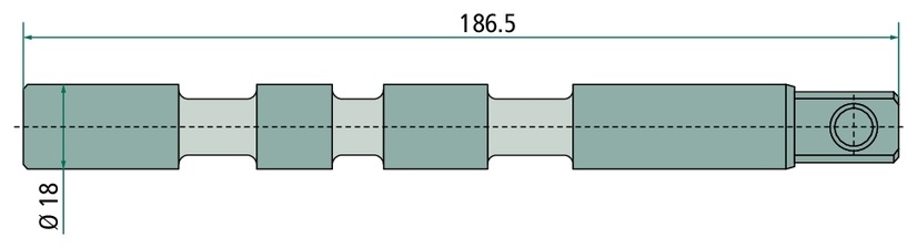 X-Z80-S-B Piston B simplu efect - pentru P80 (până la 02.2023)