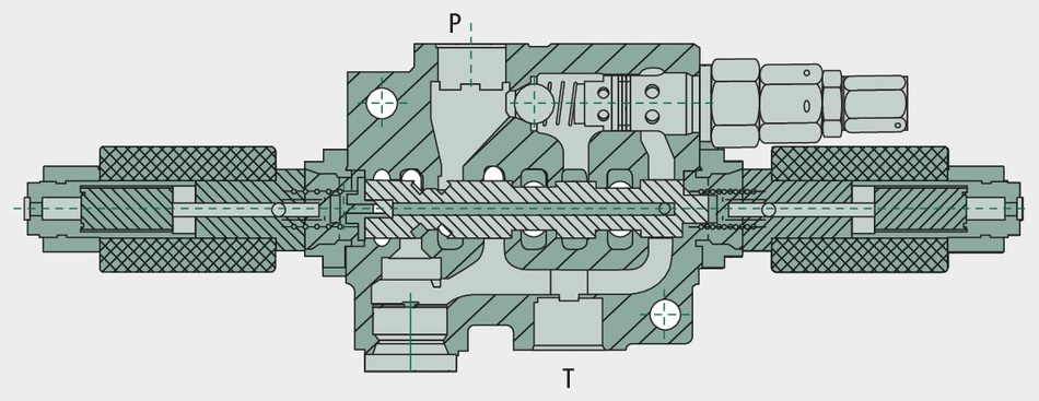 Supapa 12V 4x dublu efect (A-B inchis) 12V c.c.