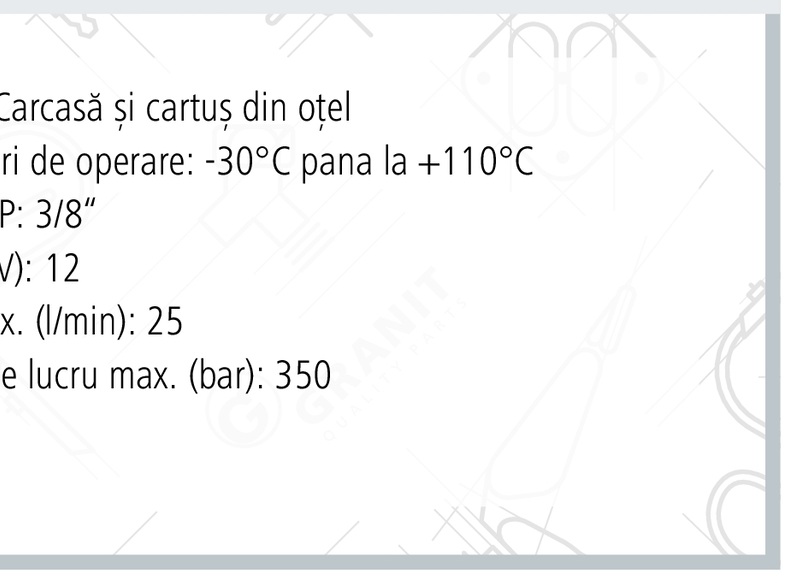 Supapa 12V 6x DW (A-B inchis) 12V c.c.