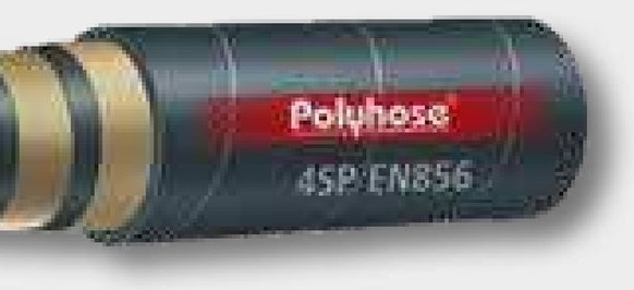 Polyhose L=30 m 4SP-DN 12 - 1/2" EN856 AX Cover DN 12 - 1/2"
