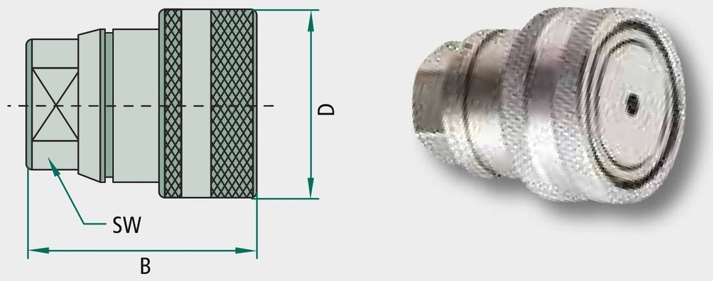 Cupla frana GP-VF -0/12GAS F DN 10