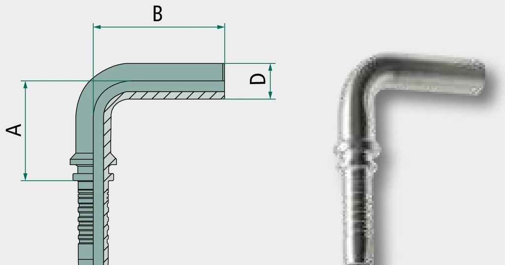 PN 12 RSL 15L 90° - Dry Fit