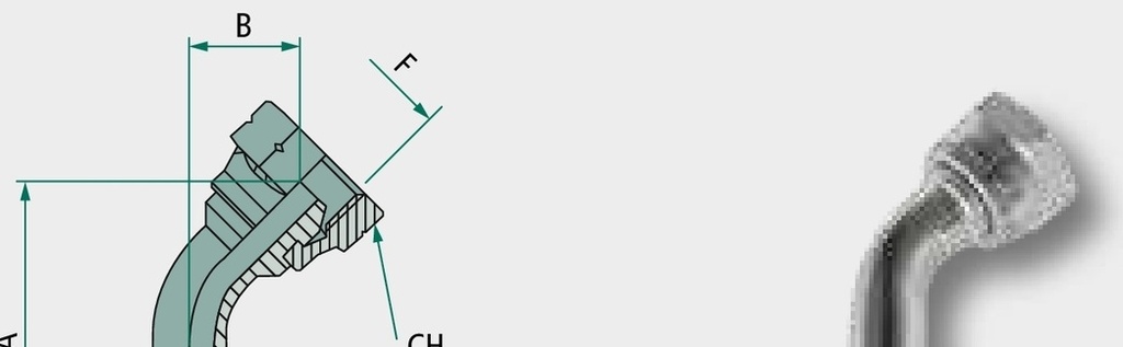 PN 06 DKM M16x1.5 45° - Dry Fit