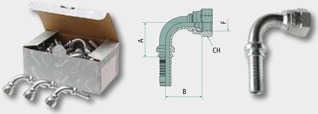 PN 10 DKJ 1/2" 90° - Dry Fit