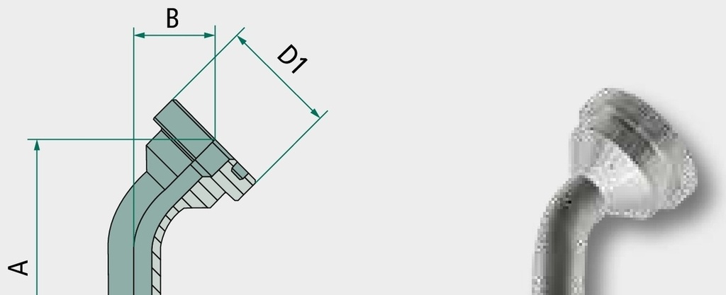 PN 12 SFL 3/4" 45° - Dry Fit