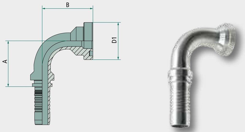 PN 32 SFL 1 1/4" 90° - Dry Fit