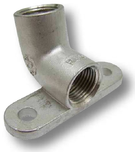 Suevia Suport de niplu - Racord R 1/2", înclinatie 15°, din otel special distanta dintre găuri 55 mm