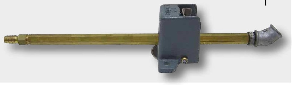 Suevia Suport de niplu - derivatie R 1/2" pentru niplu, tija de deplasare din alamă, domeniu de reglare 300 mm